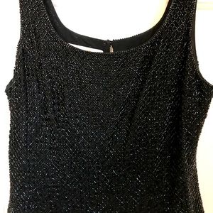Crop cocktail, beaded top